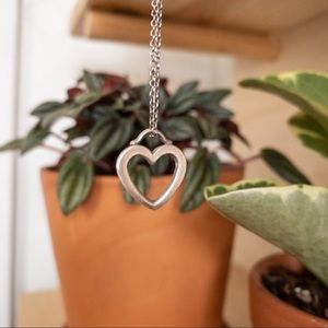 Tiffany & Co. Sterling Silver Heart Necklace